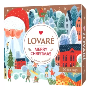 Праздничная Коллекция Чая Merry Christmas, LOVARE, 60 пакетиков