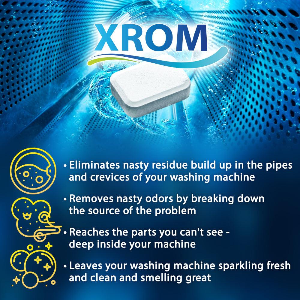 Средство для Чистки Стиральных Машин PRO Cleaner 6 таблеток, XROM, 90г