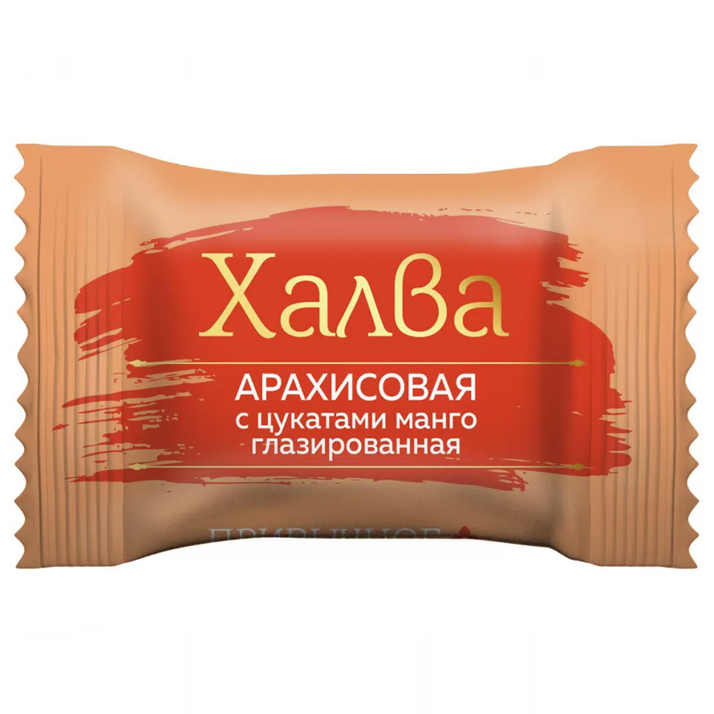 Глазированная Арахисовая Халва с Цукатами из Манго, Мишкино, 226 г