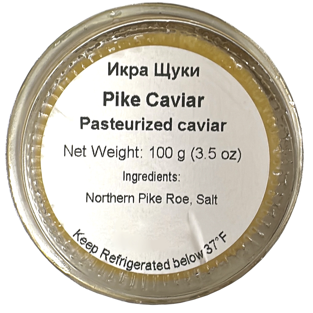 Salted Pike Roe “Red Pearl”, 100g / 3.53 oz