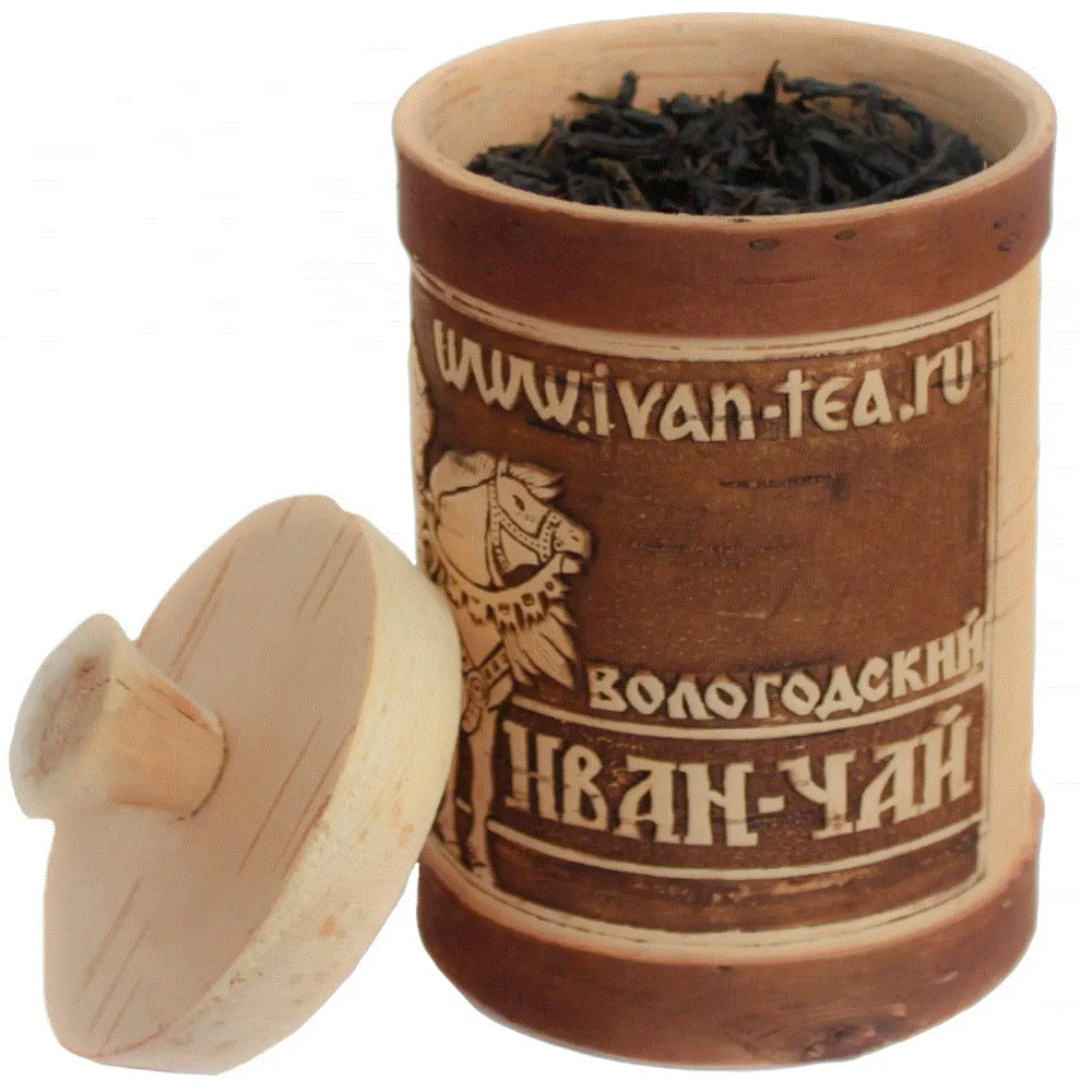 Вологодский Иван-чай в берестяном туеске, 70 г