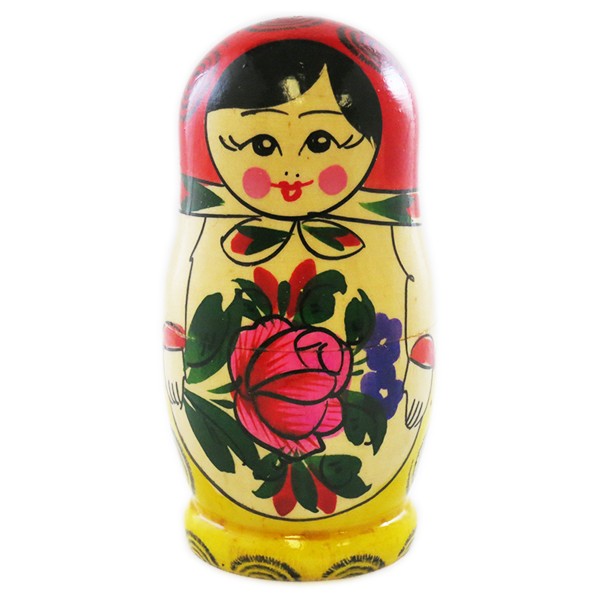 Nesting Doll (Matryoshka) "Semyonov's" Russian Traditional Souvenir, 6 Pcs, Height - 5.5"