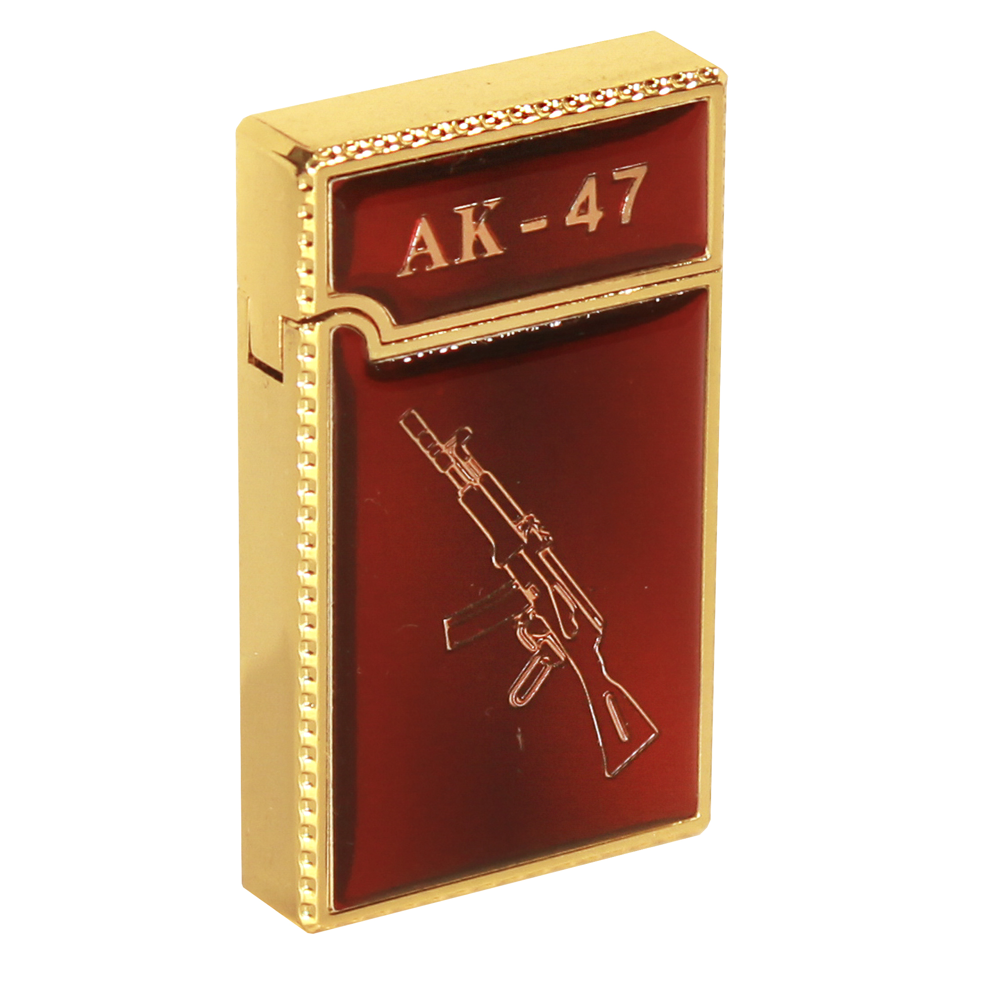 Газовая Зажигалка Красная АК-47