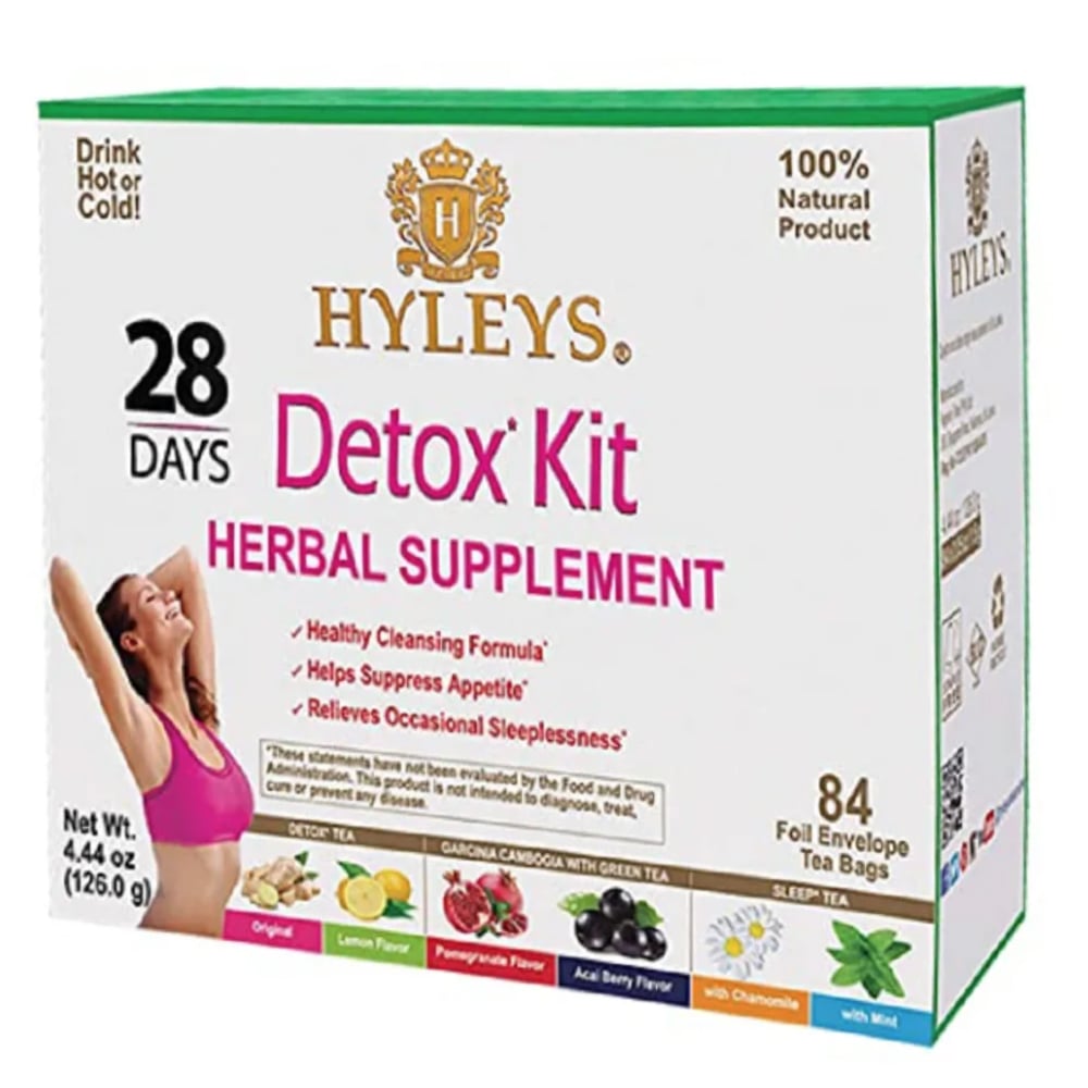 Набор Hyleys Tea Detox 28-дневная программа 84 чайных пакетика