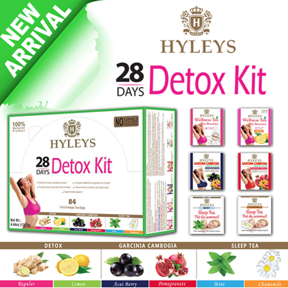 Набор Hyleys Tea Detox 28-дневная программа 84 чайных пакетика