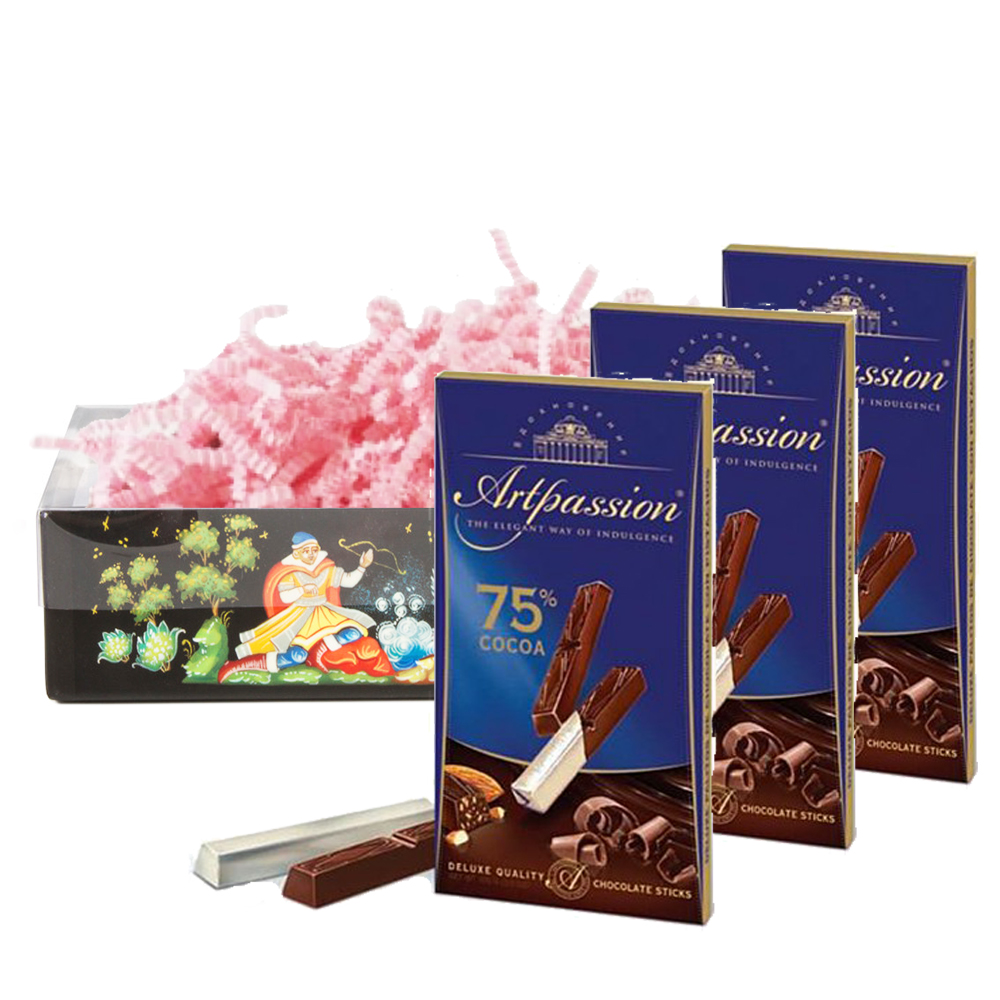 Набор элитного шоколада Вдохновение 75% какао, 100 гр * 3 шт, Бабаевский