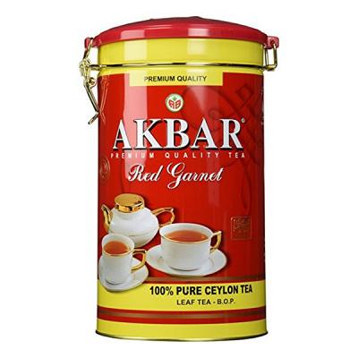Akbar Чай Red Garnet, жестяная банка, 15.87oz / 450g
