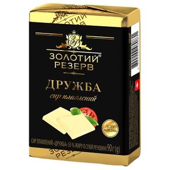 Сыр Плавленый Классик Дружба, Золотой Резерв, 90 г