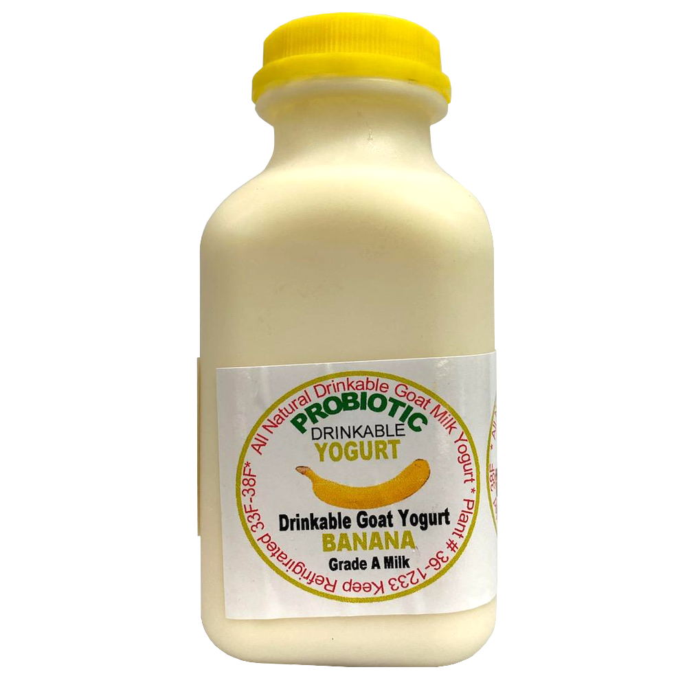 Питьевой Йогурт из Козьего Молока Банан, Grade A Milk, 12 унций