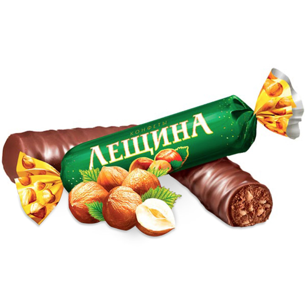 Шоколадные конфеты "Лещина", Рошен, 0.22 кг/ 0.5 паунда
