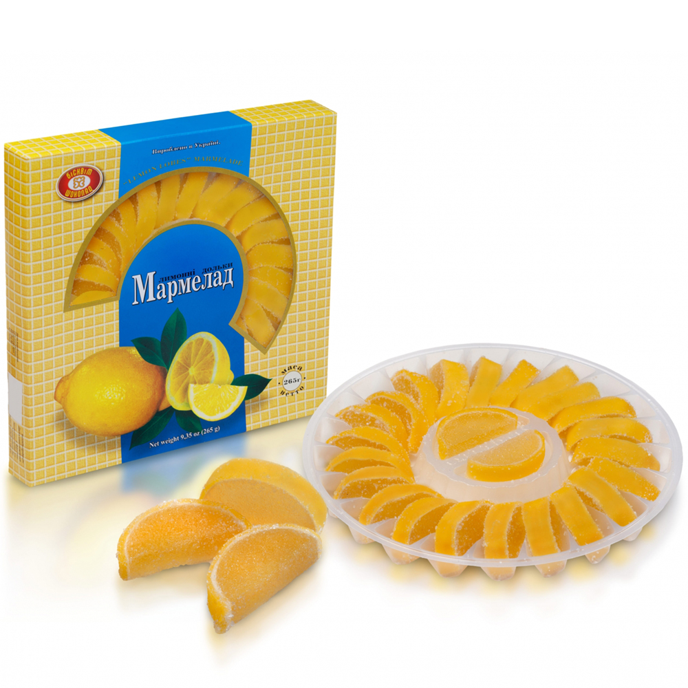 Мармелад Лимонные Дольки, Бисквит-Шоколад, 265г