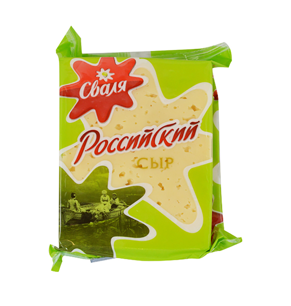Сыр Полутвердый "Российский", 0.55 lbs/ 250 г