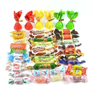 Ассорти из шоколадных, мармеладных и карамельных конфет фабрики Roshen, 0.45 кг