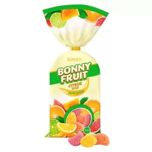 Желейные конфеты Bonny-fruit цитрусовый микс, 0.44 lb/ 200g
