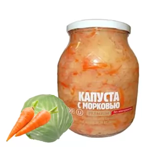 Квашенная капуста с морковью, Тещины Рецепты, 900 г