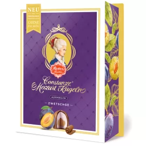 Конфеты Шоколадные с Марципаном и Сливами Моцарт и Констанция, Reber, 120г