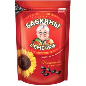 Жареные Семечки Подсолнечника, Бабкины, 300 г/ 0,66 фунта