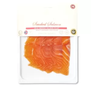 Лосось Холодного Копчения (тонкие ломтики), Queen Harbour, 100г