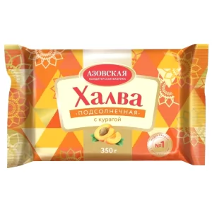 Халва подсолнечная с курагой, 350 г