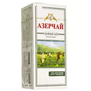 Чай Зеленый Классический, Азерчай, 25 пакетиков