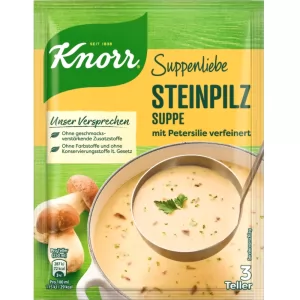 Крем-Суп из Белых Грибов STEINPILZ, Suppen Liebe KNORR, 56 г/ 1,98 унции