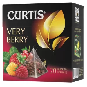 Чай Чёрный Листовой Ароматизированный, Very Berry, Curtis, 20 пирамидок