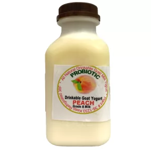 Питьевой Йогурт из Козьего Молока Персик, Grade A Milk, 12 унций