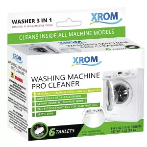 Средство для Чистки Стиральных Машин PRO Cleaner 6 таблеток, XROM, 90г