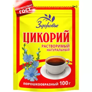 Цикорий Растворимый 100% Натуральный, Здоровье, 100г